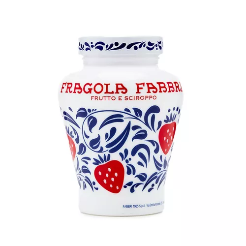 Fabbri Fragola Wild Italian Strawberries in Syrup, 21 oz.