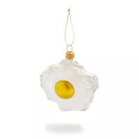 Sur La Table Fried Egg Glass Ornament