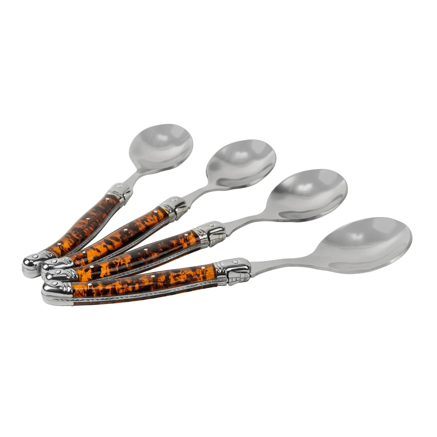 French Home Laguiole Soup Spoons, Set of 4