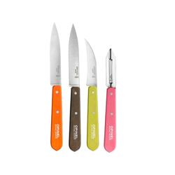 Opinel Les Essentiels 4-Piece Paring & Peeler Knife Set 