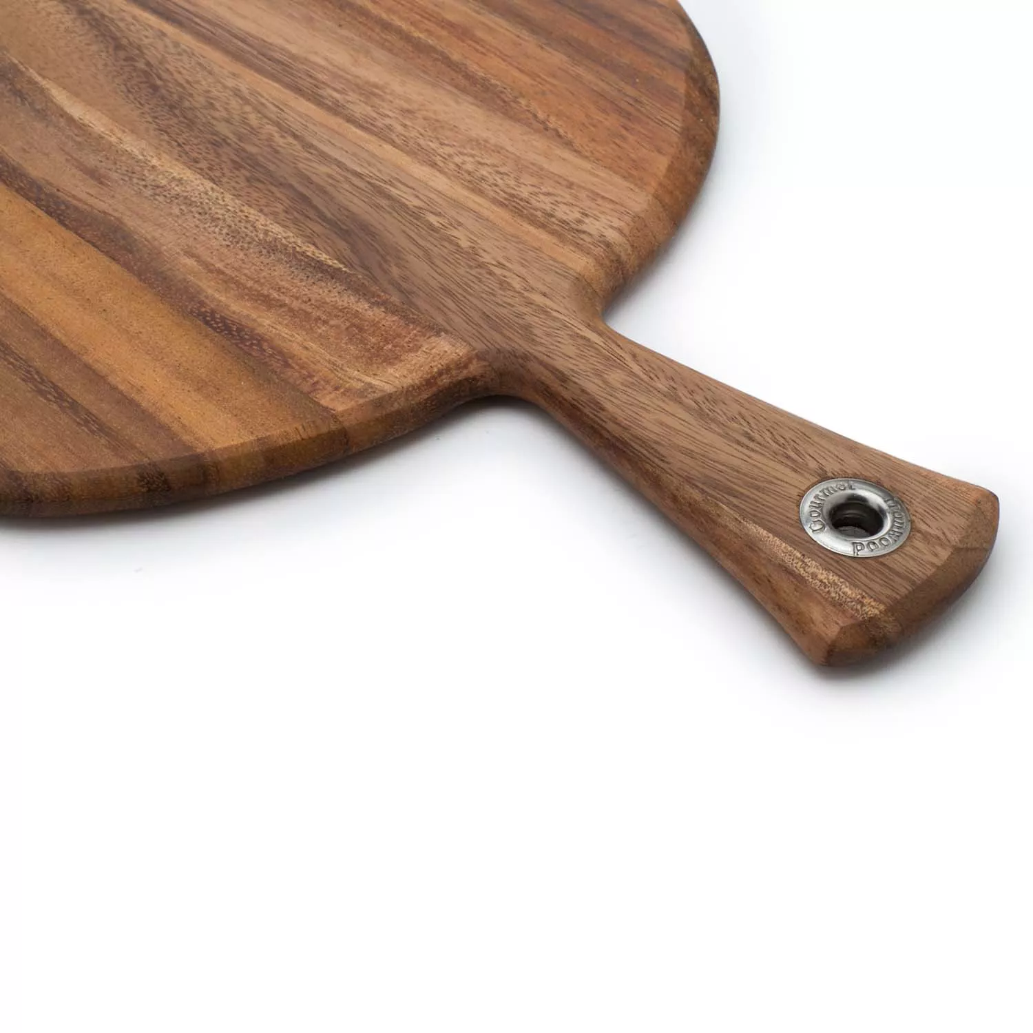 Fox Run Acacia Round Paddle Serve Board, 12"