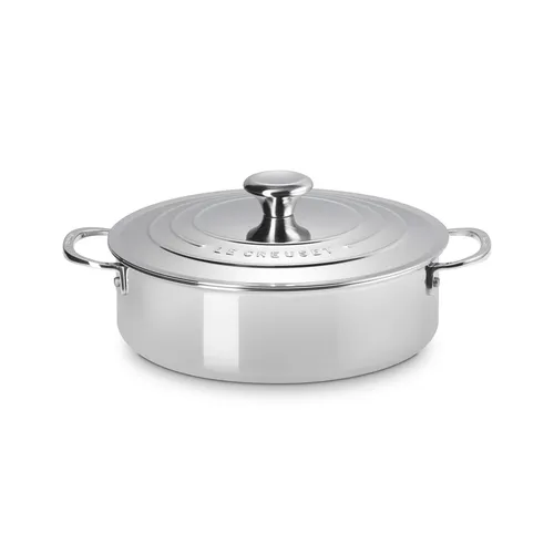 Le Creuset Signature Stainless Steel Rondeau, 4.5 qt.