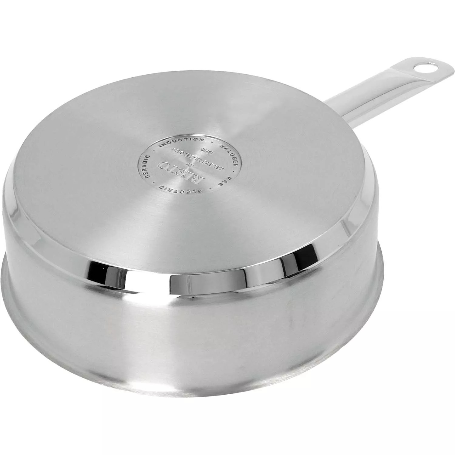 Induction 18/10 Stainless Steel Clad Bottom 6 Egg Poacher Pan 9