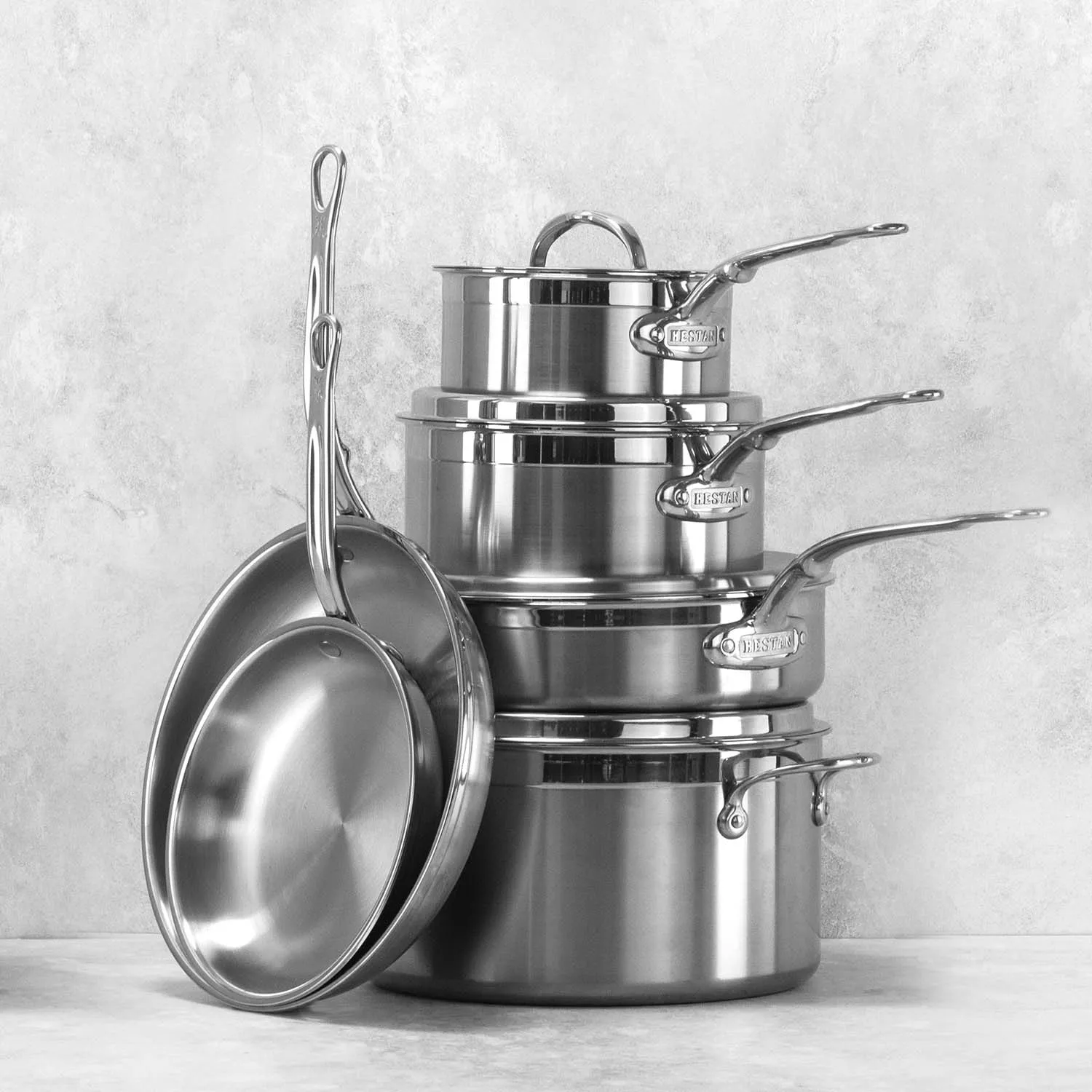 Hestan NanoBond Stainless Steel 10-Piece Cookware Set + Reviews