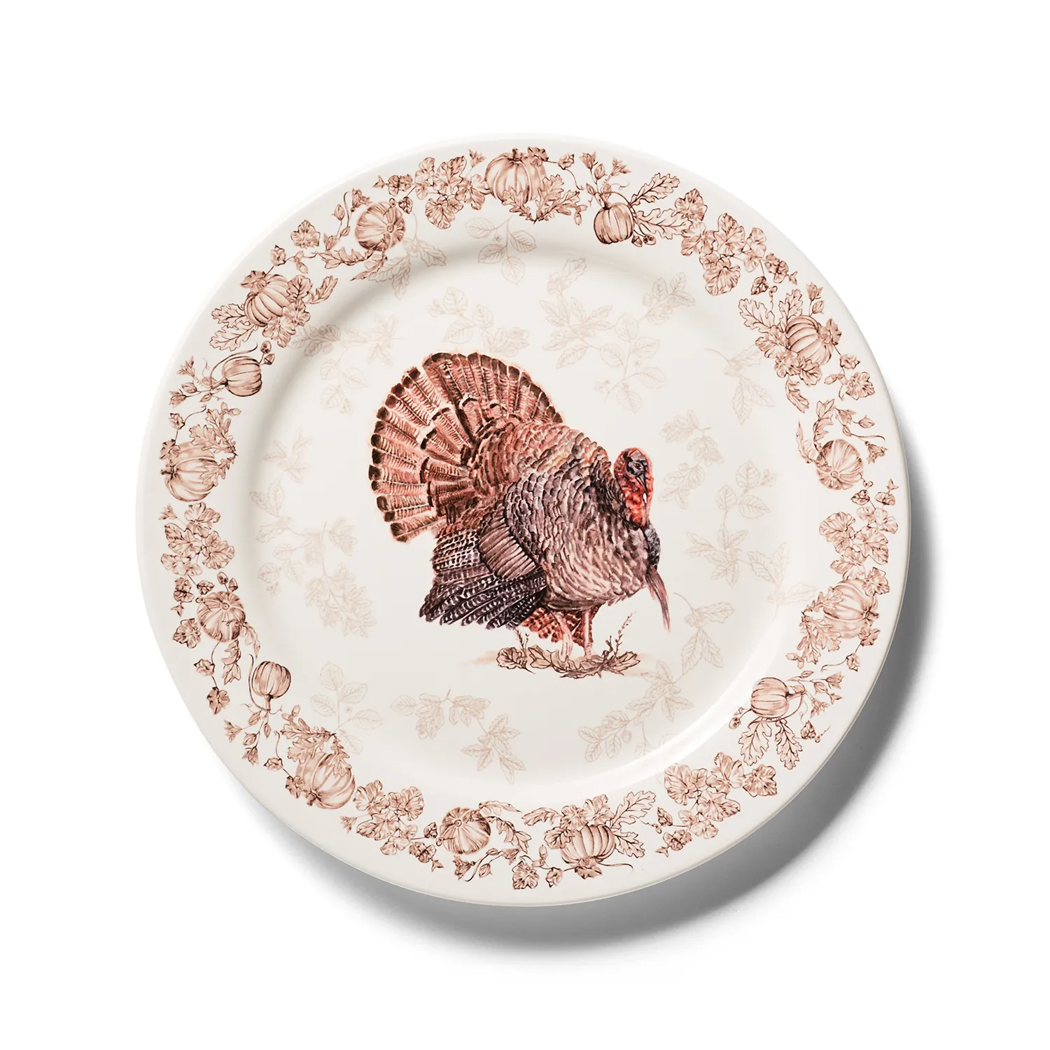 Sur la table Thanksgiving Turkey Dinner Plate