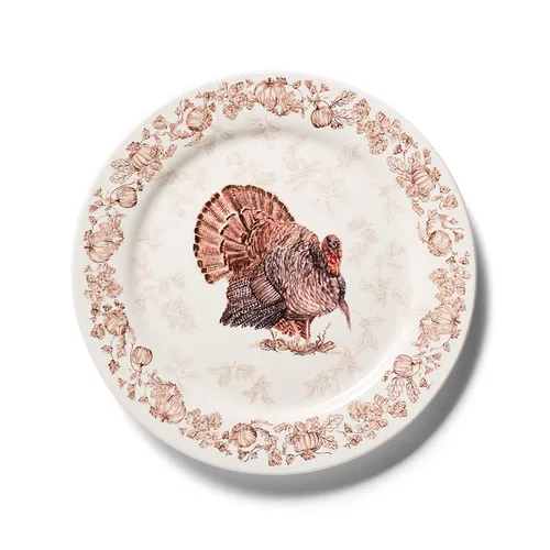 Sur la table Thanksgiving Turkey Dinner Plate