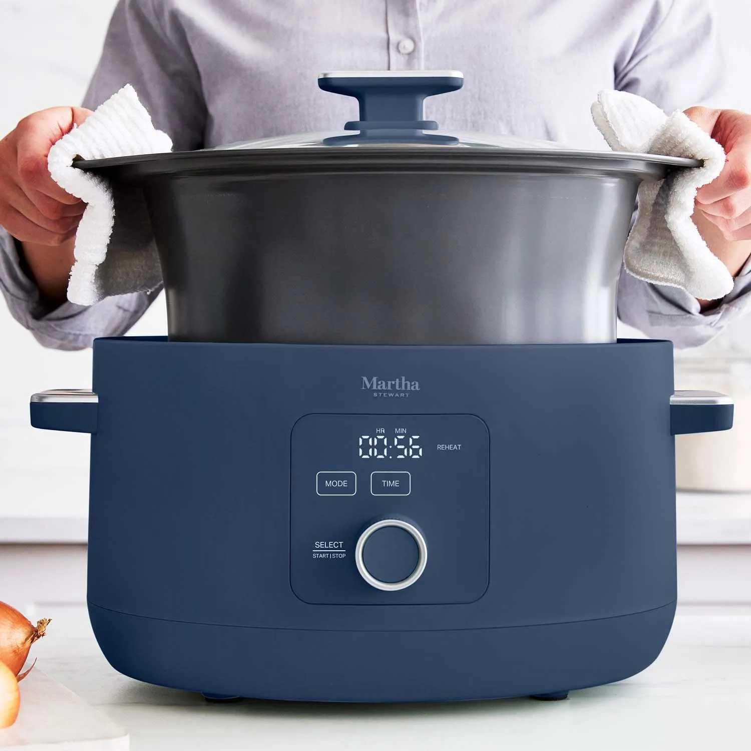 Martha Stewart by GreenPan Slow Cooker, 8qt.
