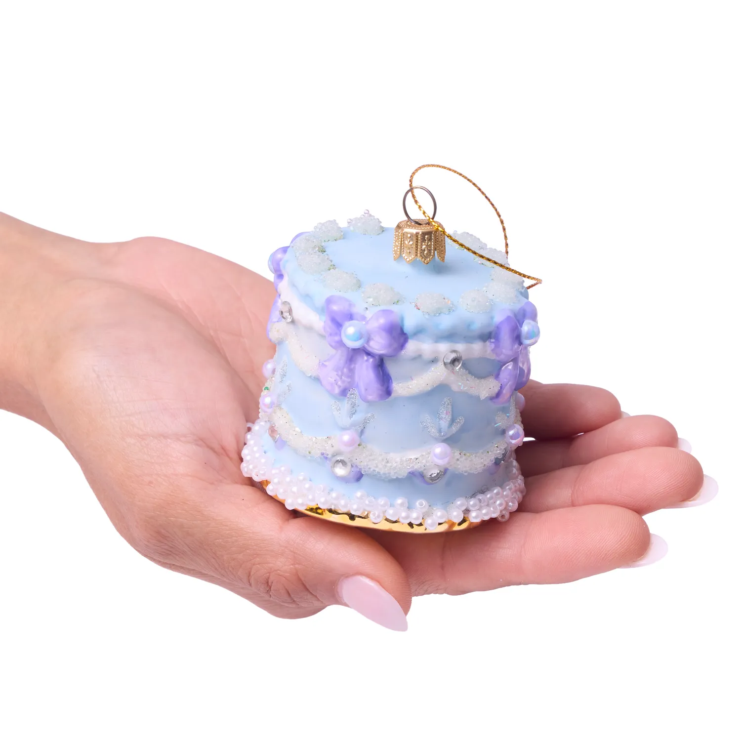 Sur la table Vintage Pink Cake Ornament