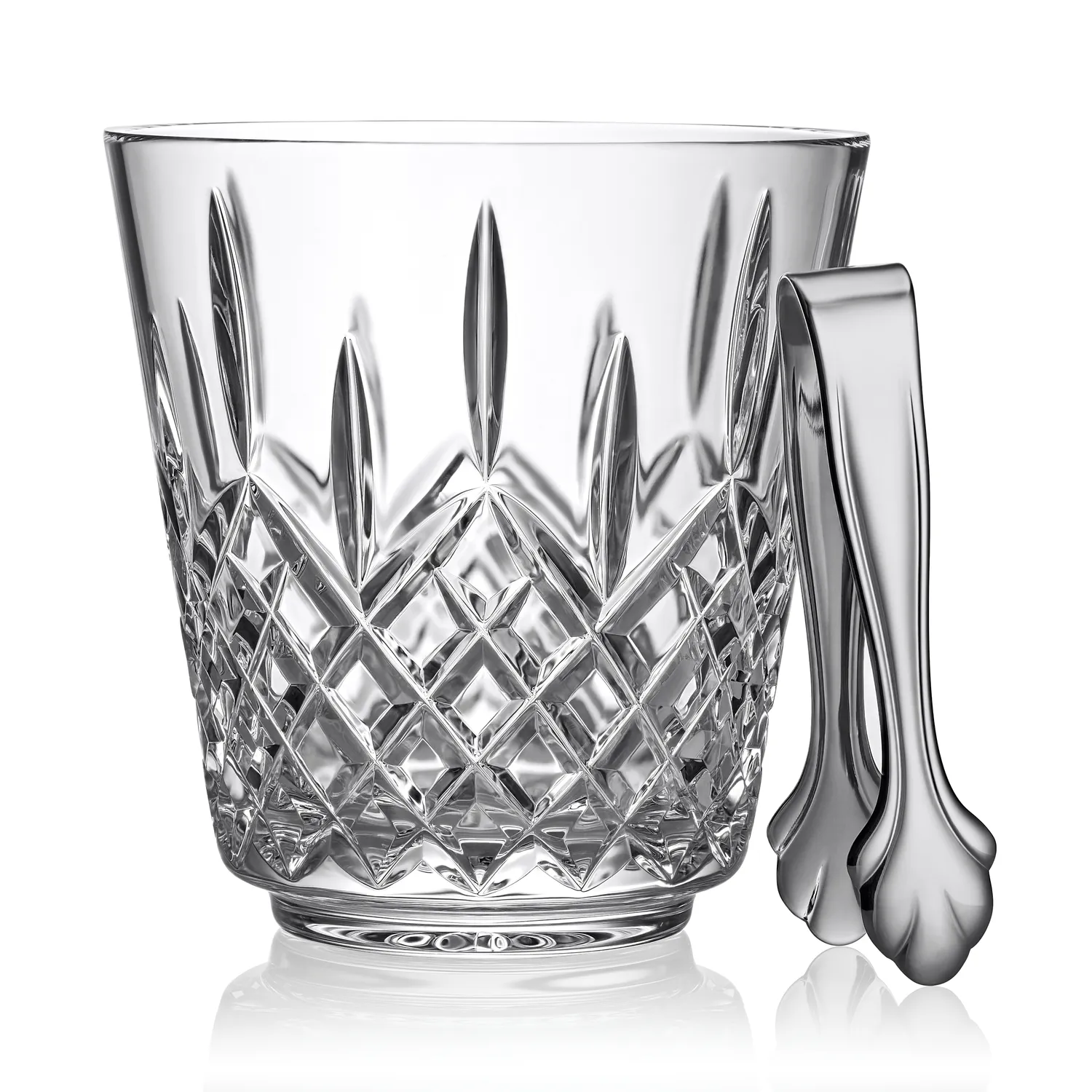 Waterford Lismore Ice Bucket & Tongs