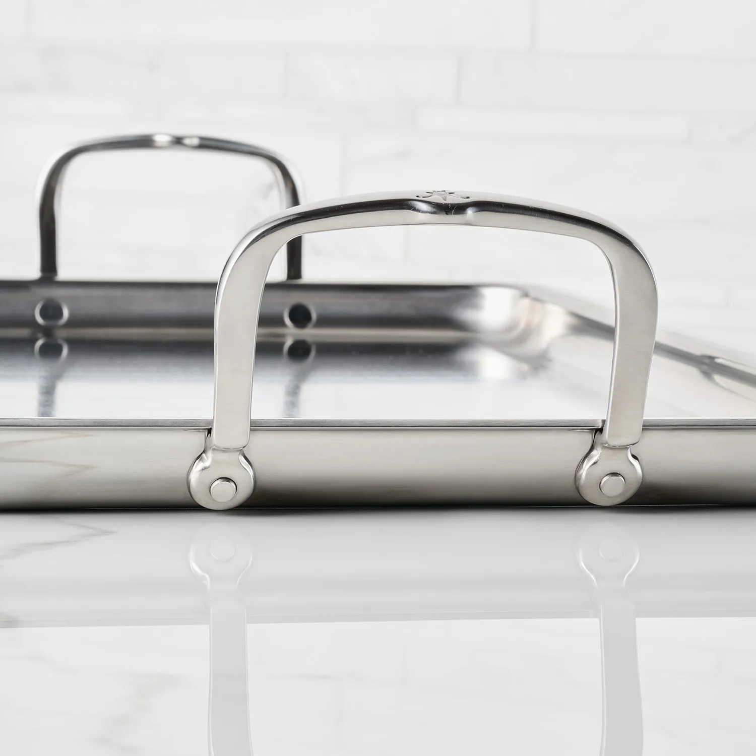 Hestan Provisions Stainless Steel Double Burner Griddle