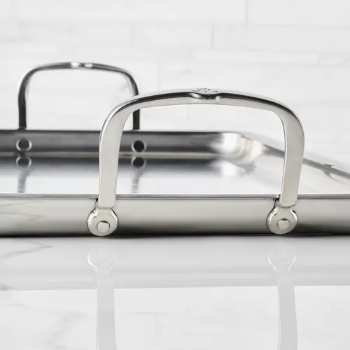 Hestan Provisions Stainless Steel Double Burner Griddle