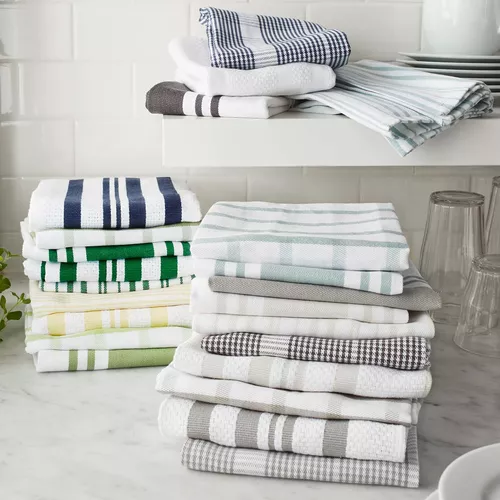 Sur La Table Striped Kitchen Towels, Set of 3