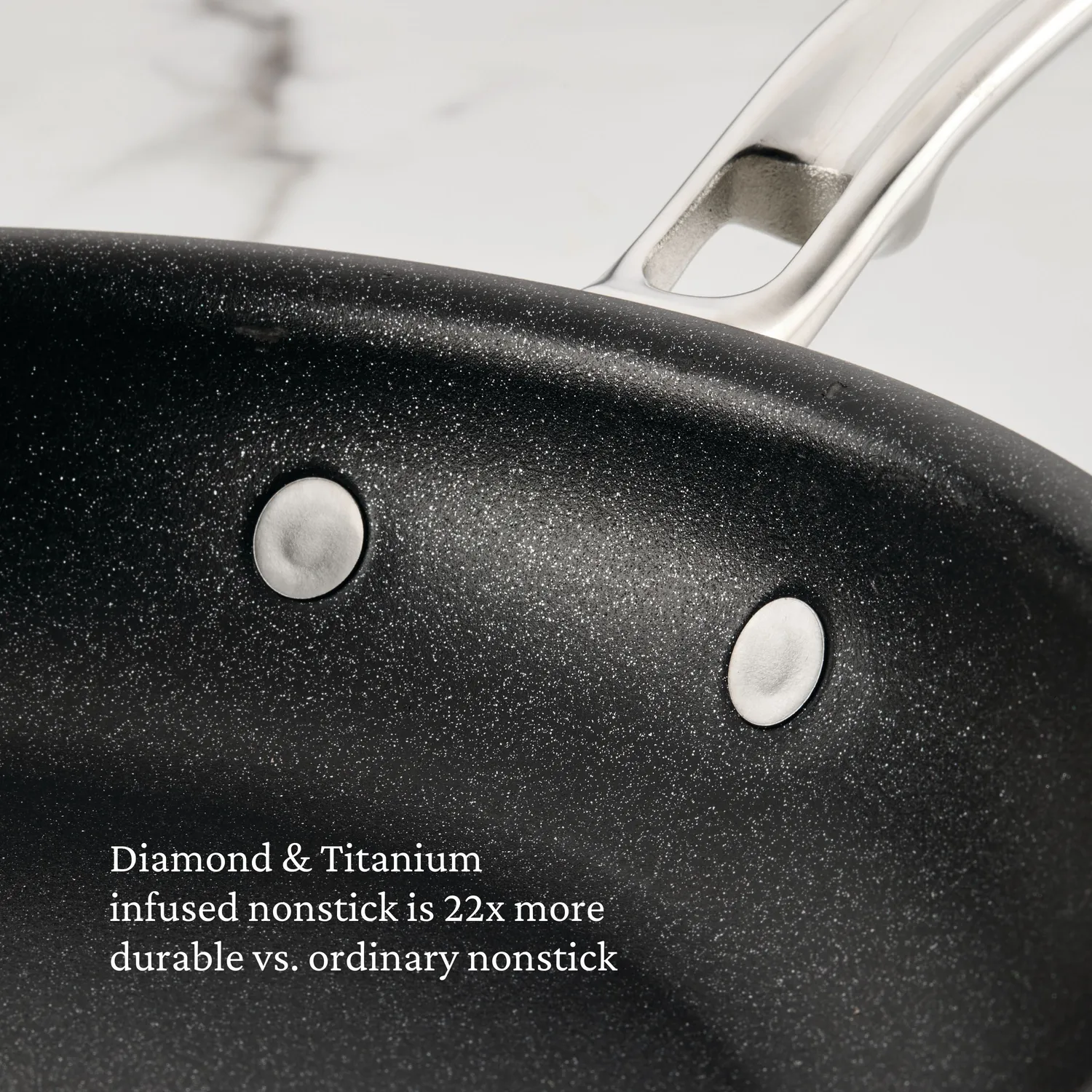 Hestan ProBond Luxe Stainless Steel TITUM™ Nonstick Skillet