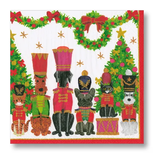 Caspari Pet Toy Solder Cocktail Napkins, Set of 20