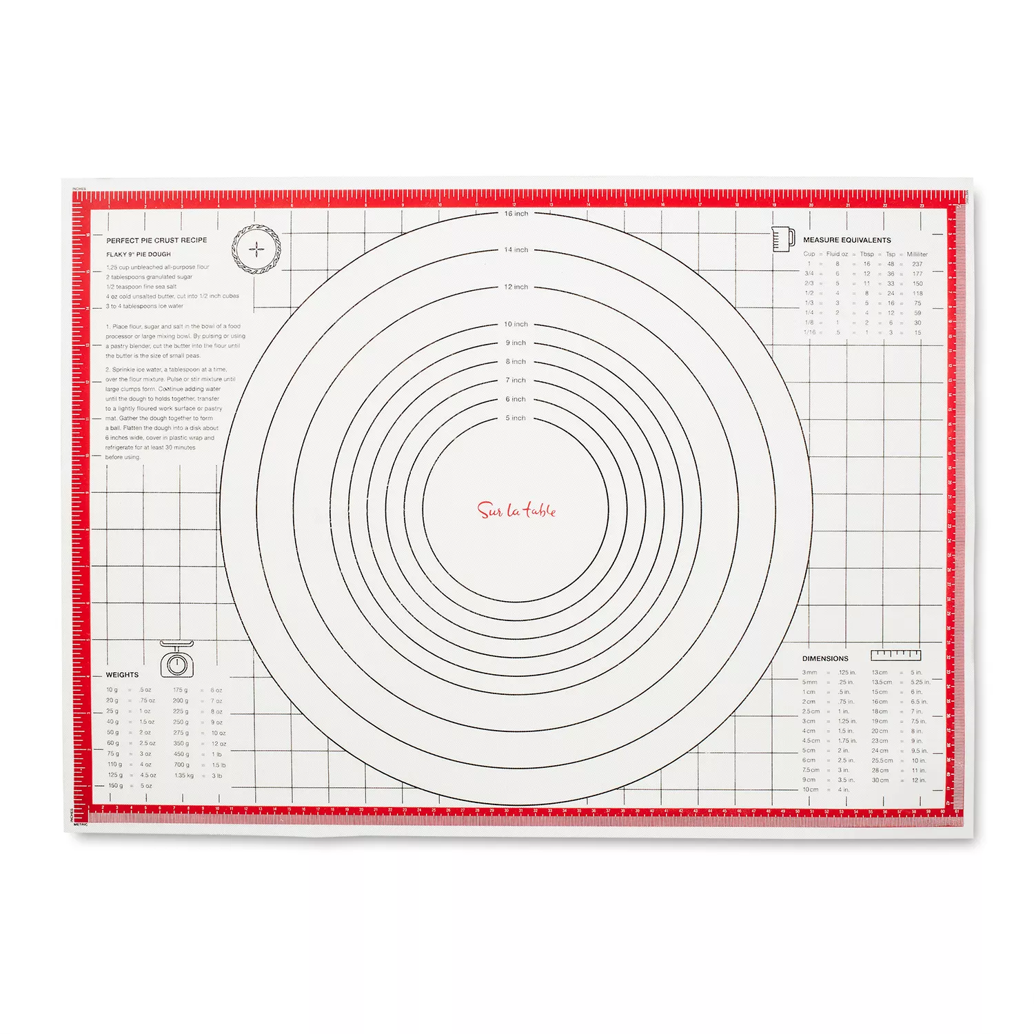 Nonstick Silicone Pastry Mat, 18" x 25"