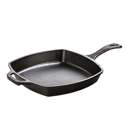 Lodge Cast Iron Square Skillet, 10.25"