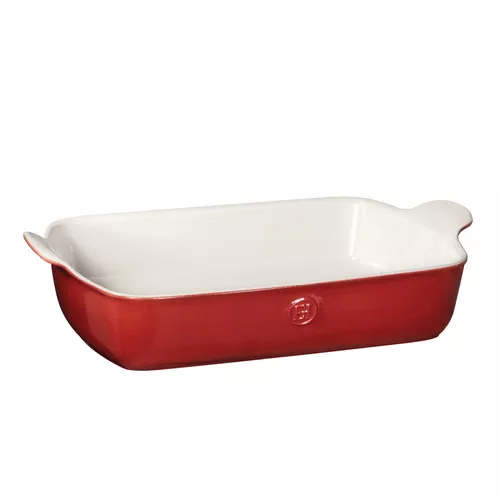 Emile Henry Modern Classics Rectangular Baker, Rouge, 8&#34; x 5.5&#34;