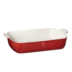 Emile Henry Modern Classics Rectangular Baker, Rouge, 8" x 5.5"