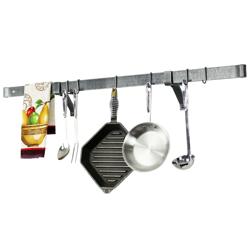 Enclume Hammered Steel Rolled End Wall Racks