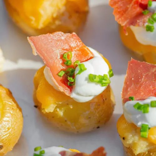 Mini Loaded Baked Potato