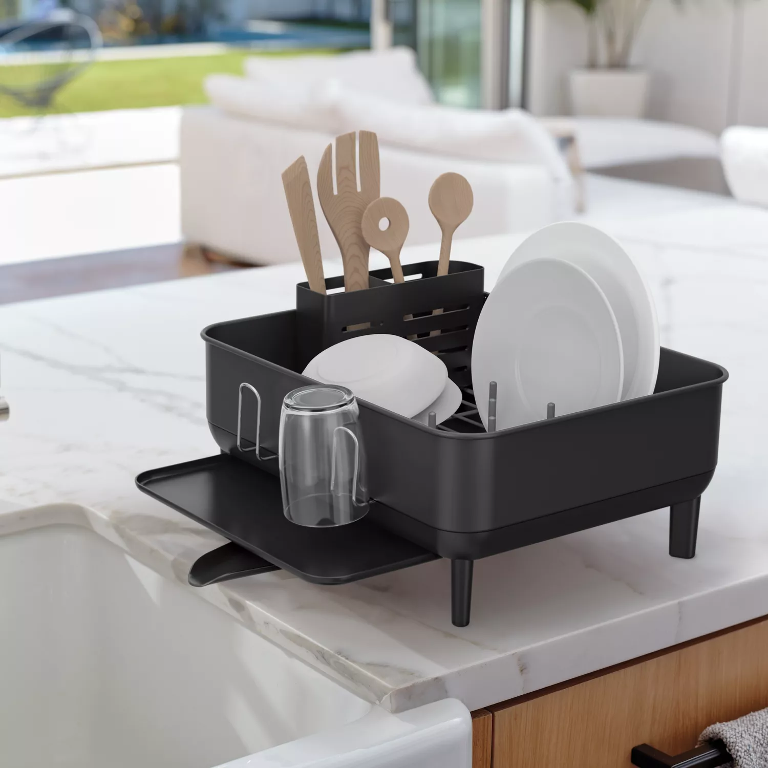 Simplehuman Steel Frame Compact Dishrack