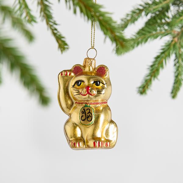 Sur La Table Lucky Cat Ornament