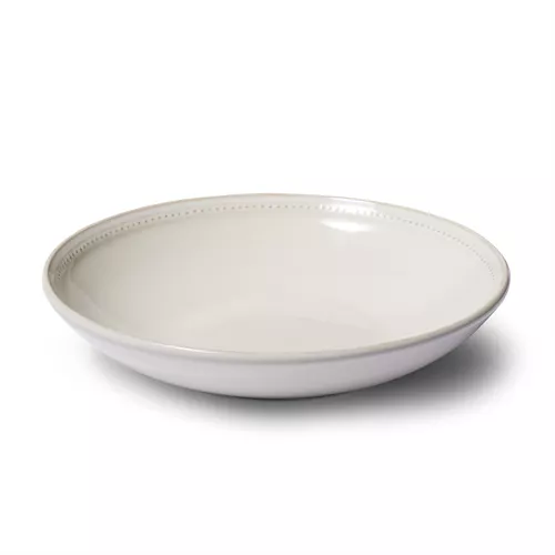 Large Soup Bowl with Lid White Ceramic Plate Round Dinner Plate