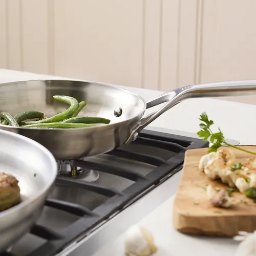 Zwilling Motion Stainless Steel Set of 2 Skillets, 8" & 10"