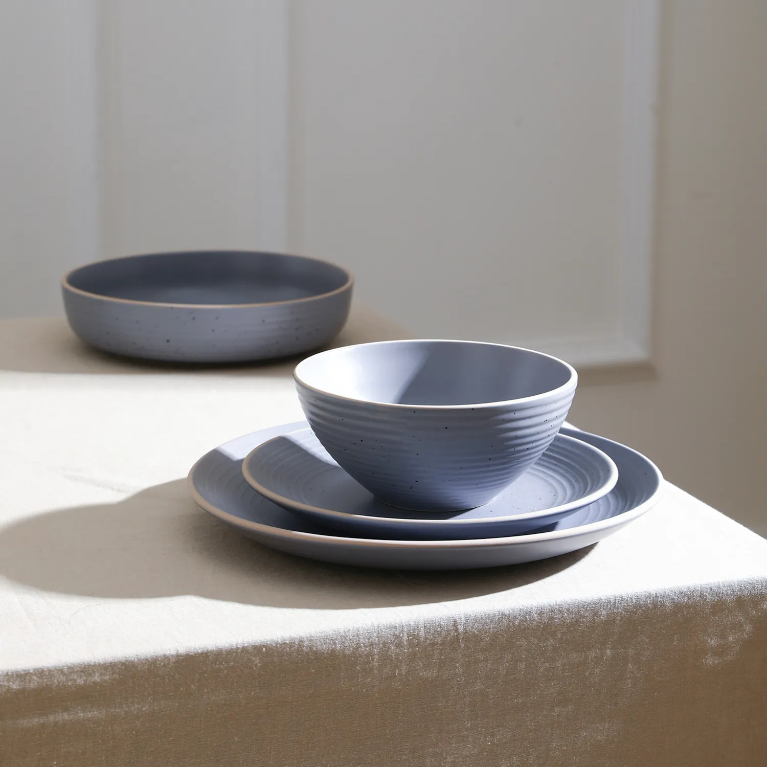 Stone Lain Lauren Stoneware 16-Piece Dinnerware Set
