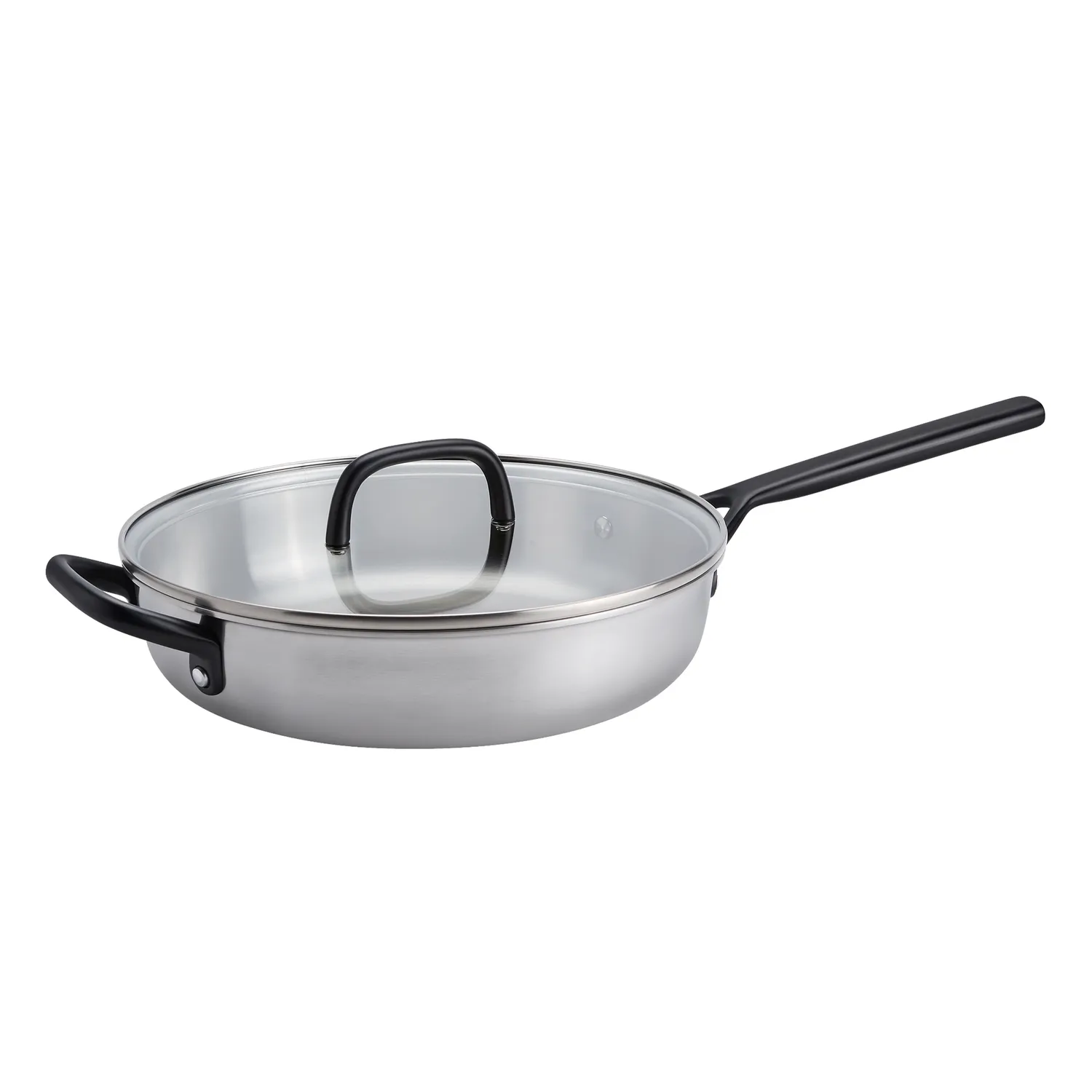 Zwilling Milano Stainless Steel Sauté Pan with Lid, 4 qt.
