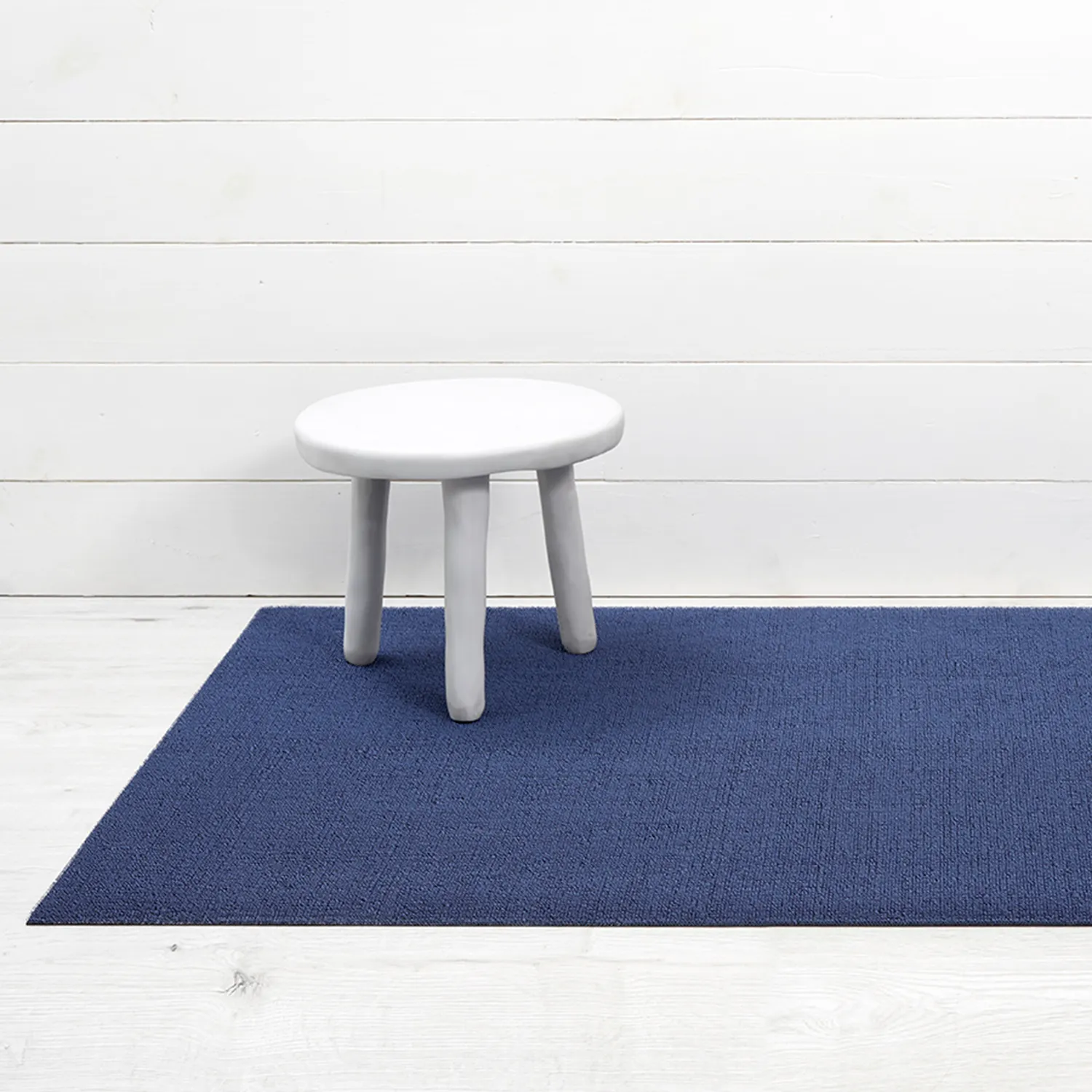 Chilewich Solid Shag Rug, Indigo