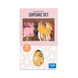 PME Happy Easter Cupcake Liners & Toppers, Set of 24