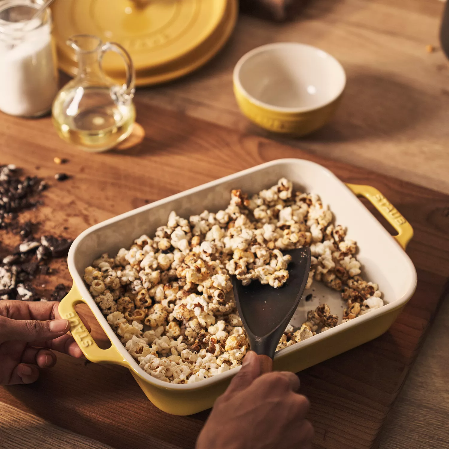 Staub Stoneware 3-Piece Rectangular Baker Set