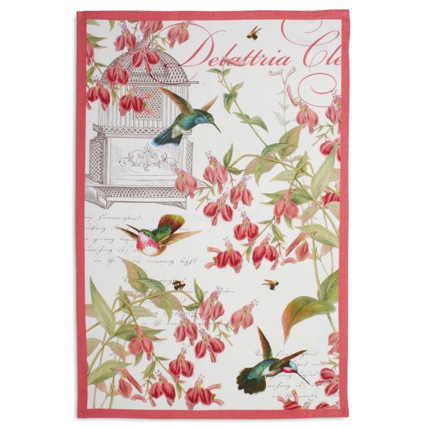 Sur La Table Botanical Hummingbird Kitchen Towel, 30" x 20"