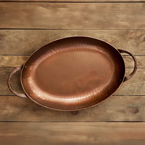 Smithey Carbon Steel Oval Roaster, 11"x 7"