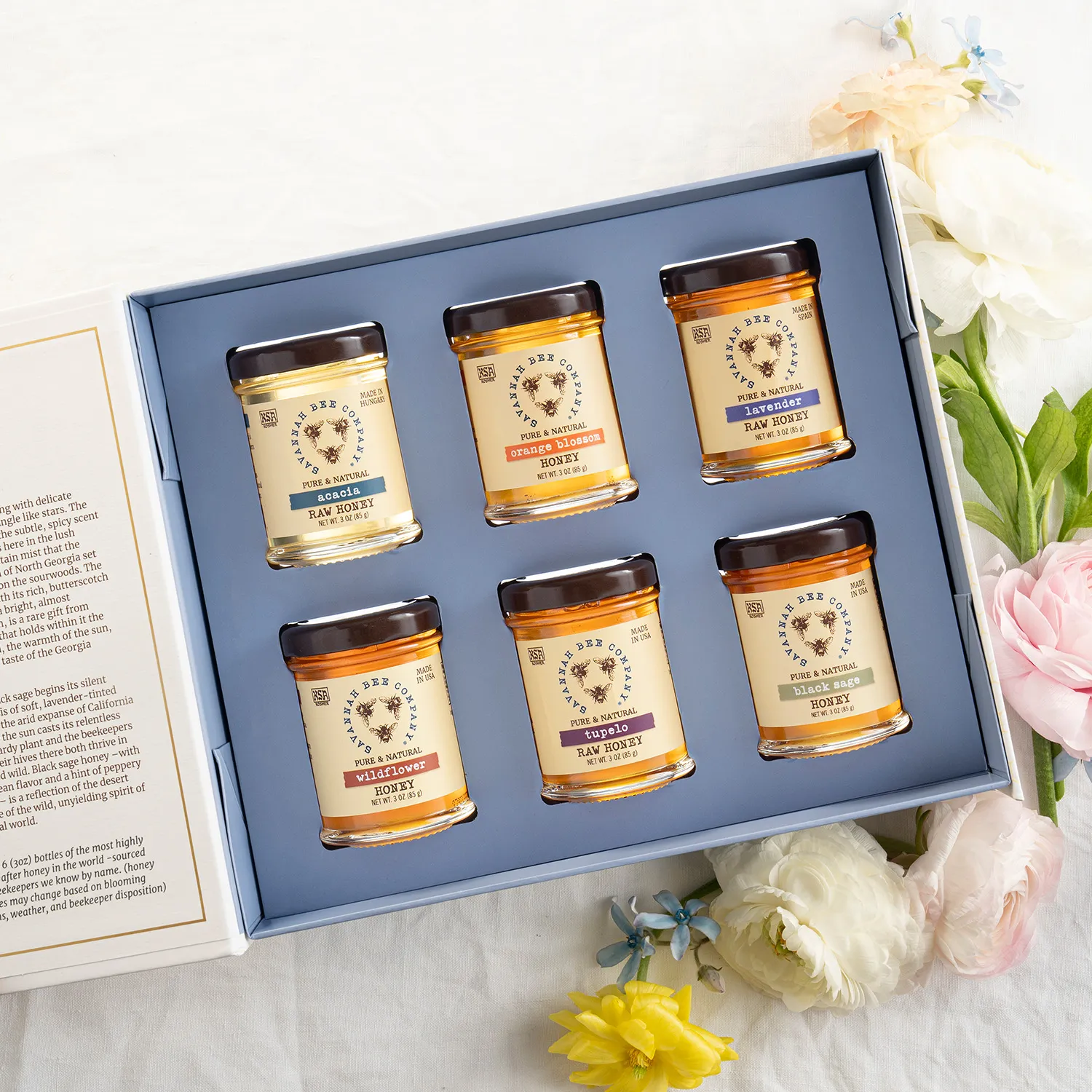 Savannah Bee Company Book of Honey, Set of 6