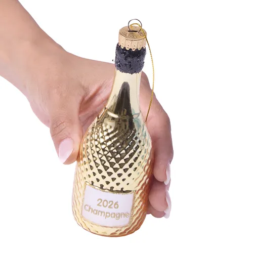 Sur La Table Champagne Bottle 2026 Ornament
