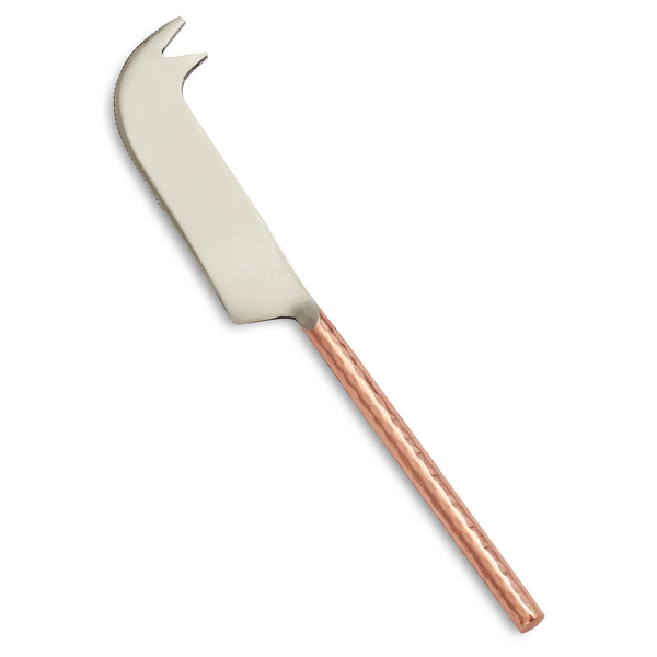 Hammered Copper Soft Cheese Knife