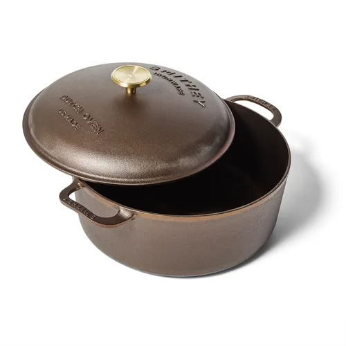 Smithey Polished Cast Iron Dutch Oven