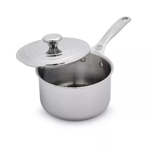 Le Creuset Stainless Steel Saucepan, 2 qt.