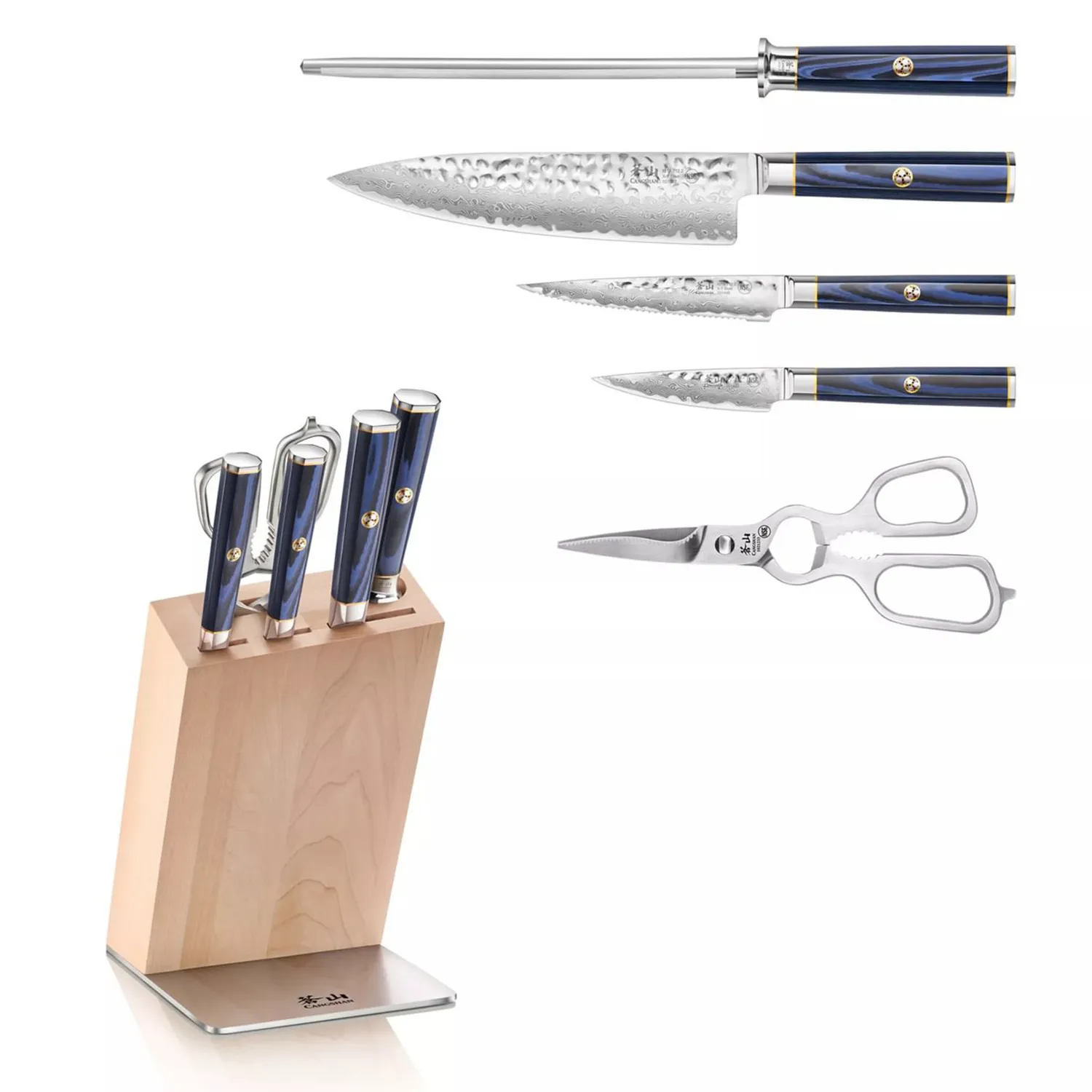 Cangshan Kita 6-Piece HUA Knife Block Set