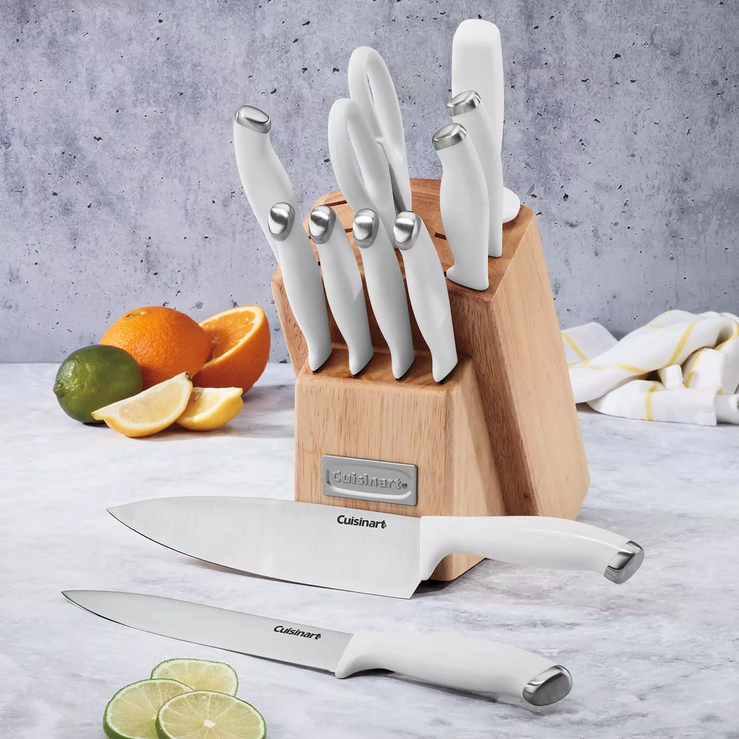 Cuisinart Color Pro 12-Piece Stainless Steel Knife Block