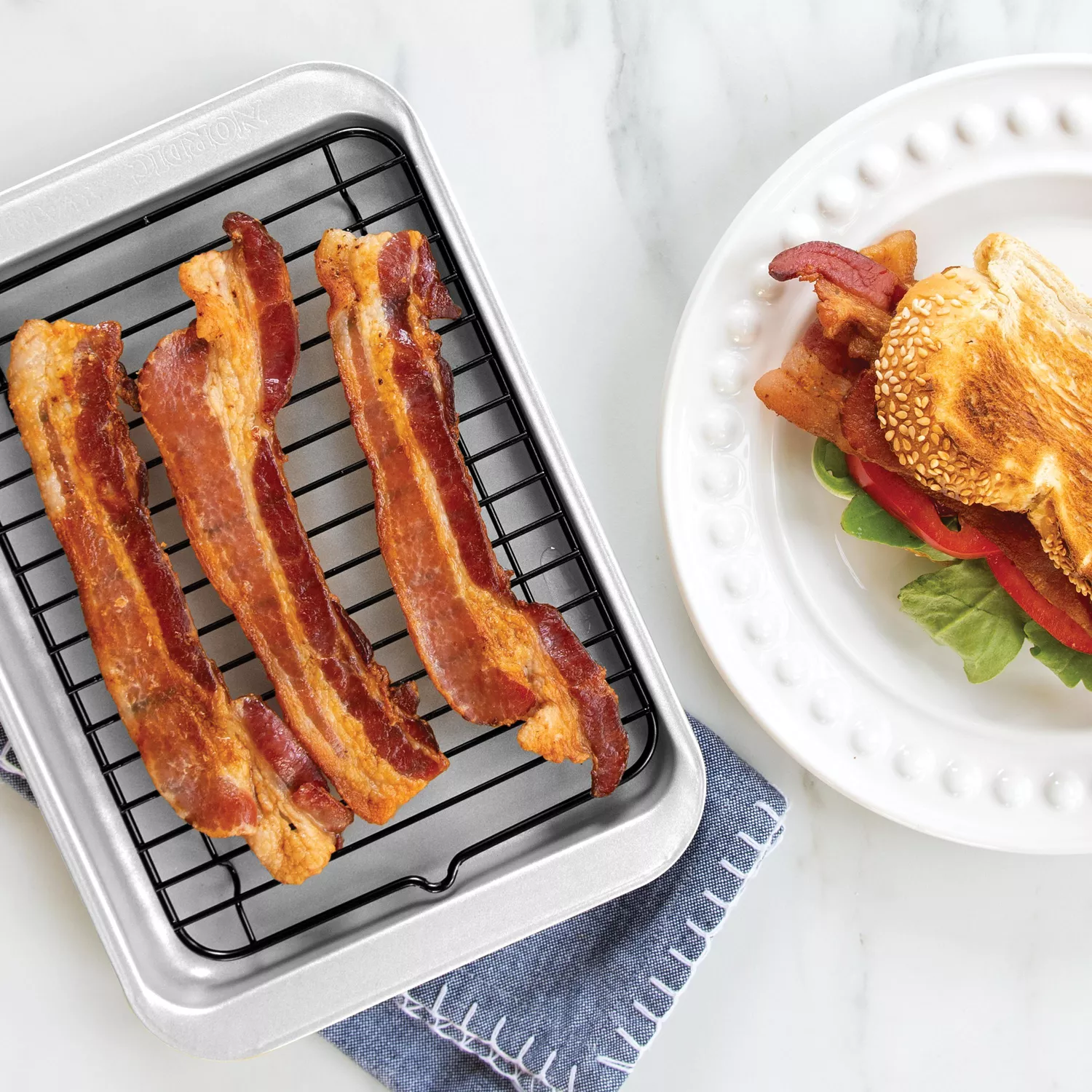 Nordic Ware Naturals Compact Ovenware 2-Piece Broiler Set