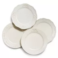 Sur La Table Pearl Stoneware Dessert Plates, Set of 4 | Sur La Table