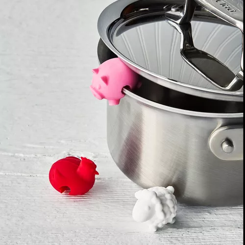 Tovolo Barn Animal Lid Rests, Set of 3