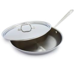 All-Clad D3 Stainless Steel Skillet with Lid Great Product