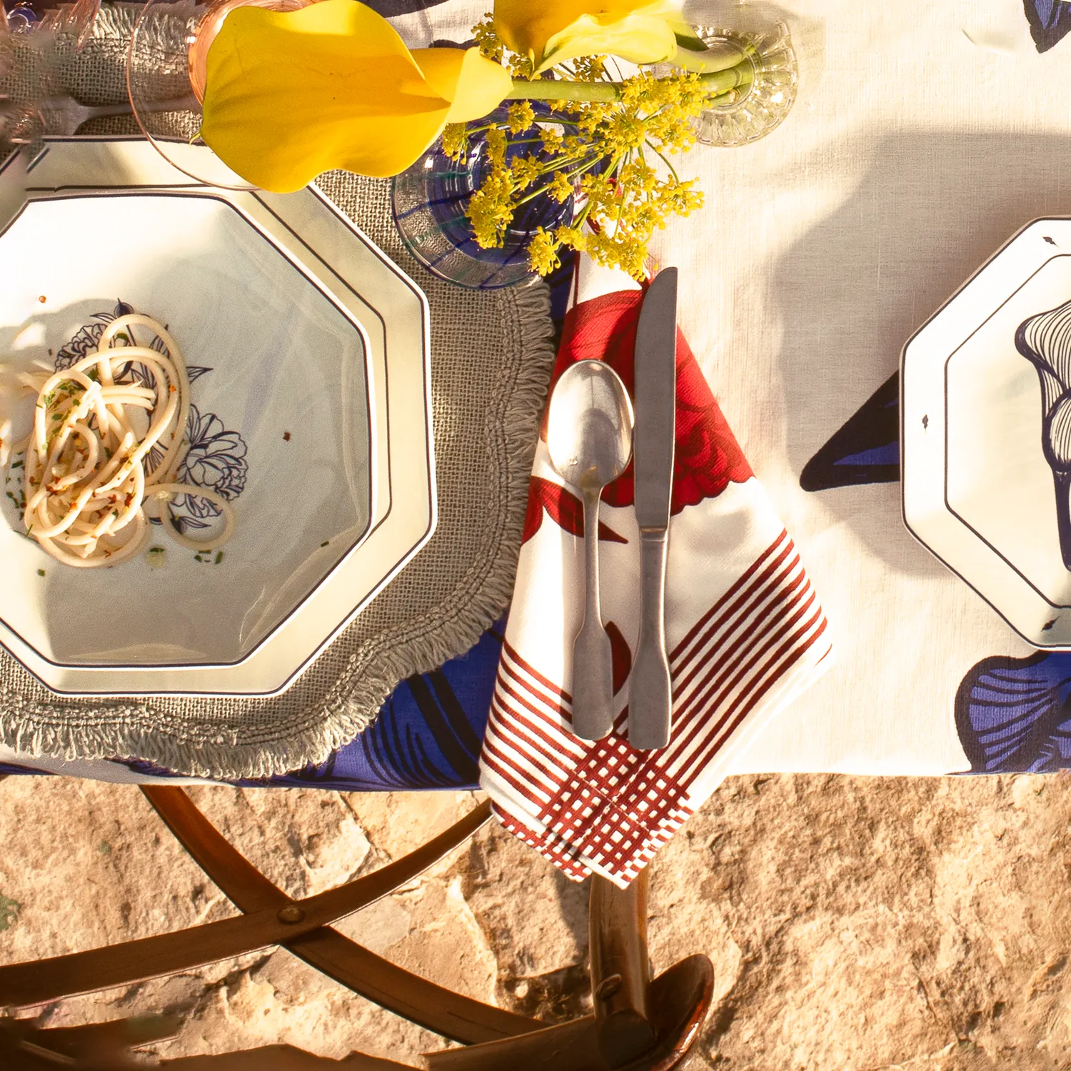 Mariana Velásquez x Sur La Table Peony Napkin