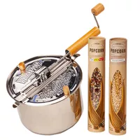 Whirly Pop Stainless Steel Whirley Pop with Farm Fresh Popcorn