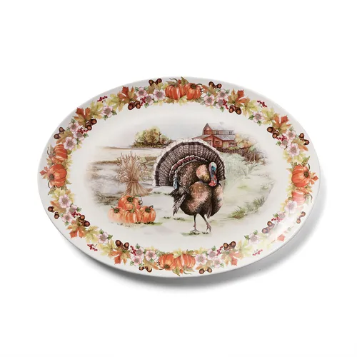 Sur La Table Turkey Serving Platter