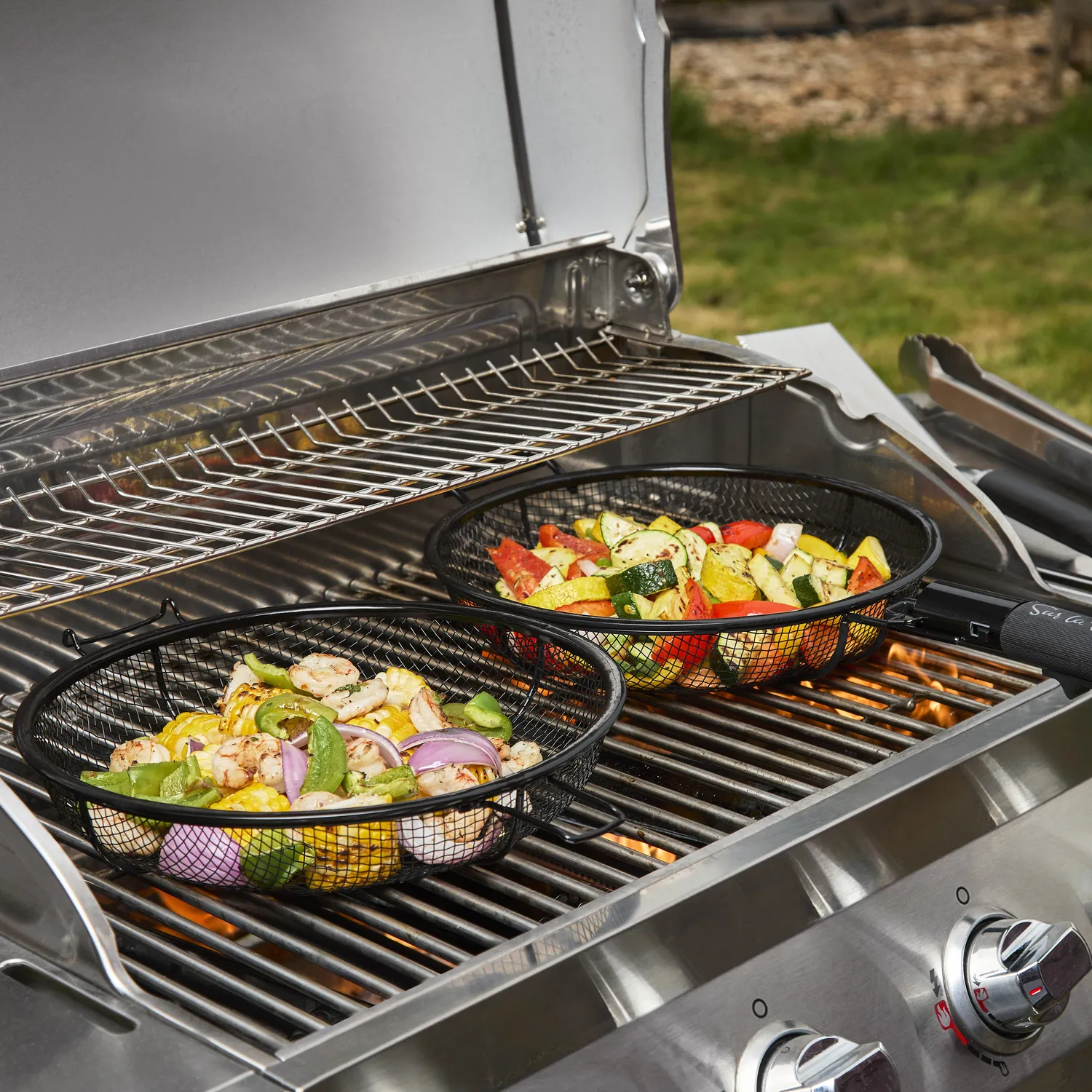 Sur La Table 3-in-1 Nonstick Grill Basket